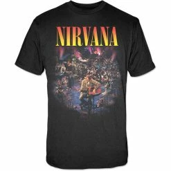 FRS Band T-Shirts Nirvana Unplugged Photo Unisex Tee