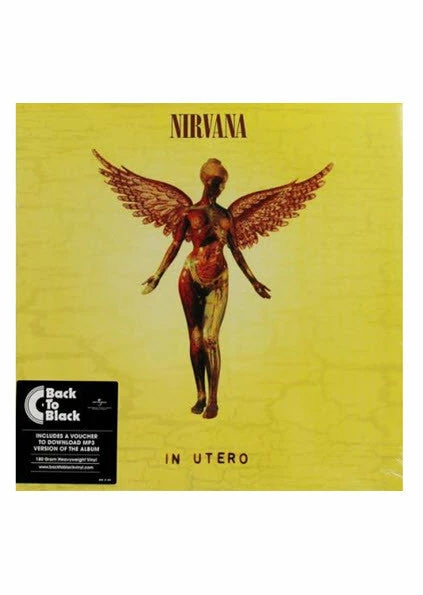 Famous Rock Shop Vinyl Records Nirvana In Utero Back To Black Vinyl LP