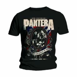 FRS Band T-Shirt Pantera Anniversary Shield Unisex T-Shirt.
