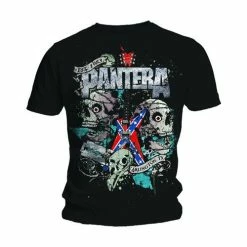 Music & Band Tees Pantera Texas Skull Tee T-Shirt.