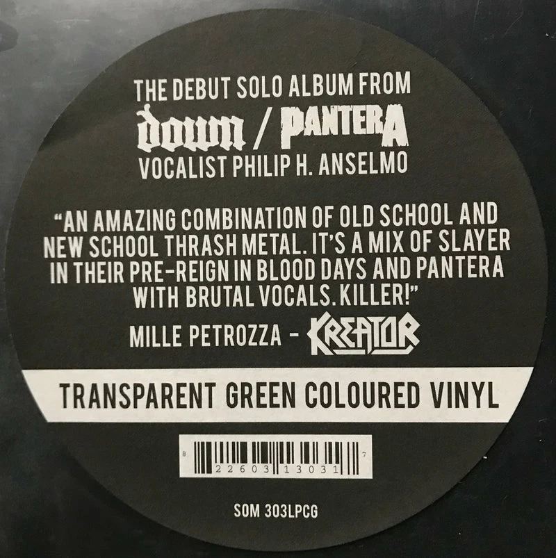Famous Rock Shop Vinyl Records Philip H. Anselmo & The Illegals Walk Through Exits Only - Image 3