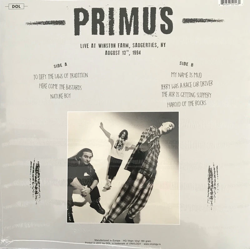 Famous Rock Shop Primus Live At Winston Farm Saugerties NY August 13 TH 1994 Vinyl LP 1 - Image 2