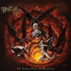 Famous Rock Shop Vinyl Records Profanatica ‎ The Curling Flame Of Blasphemy Coloured Vinyl LP