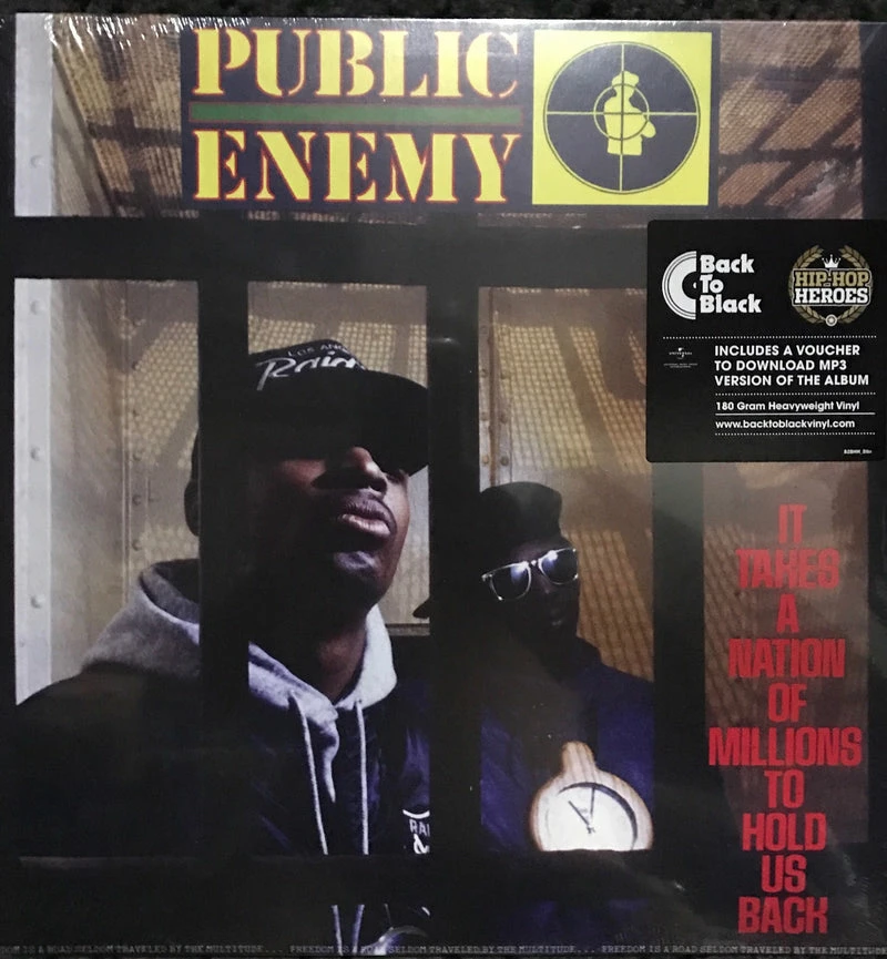 Famous Rock Shop Vinyl Records PUBLIC ENEMY It Takes A Nation Of Millions To Hold Us Back Vinyl LP