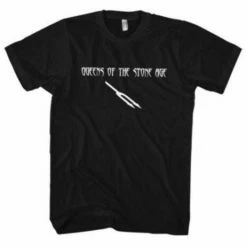 Famous Rock Shop Queens Of The Stone Age Deaf Songs Logo Unisex Tee