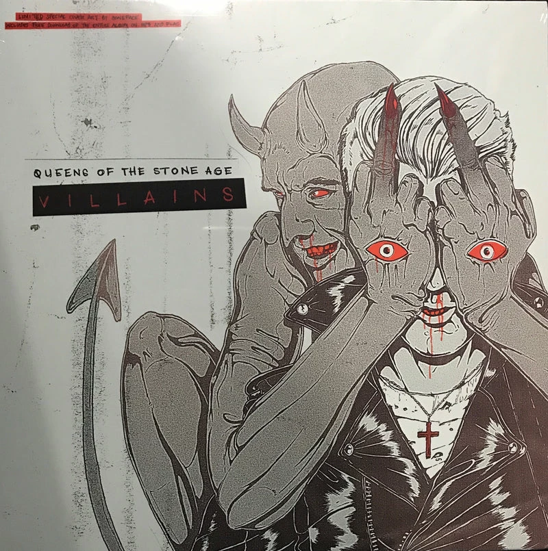 Famous Rock Shop Vinyl Records Queens Of The Stone Age Villains Indies Vinyl 1st Pressing LP