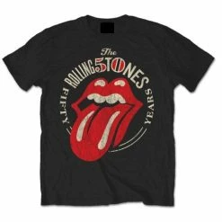 Famous Rock Shop The Rolling Stones The Rolling Stones 50th Anniversary Unisex Tee T-Shirt