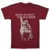 FRS Band Shirts Rage Against The Machine Bola Album Cover Unisex Tee Maroon -Famous Rock Shop Rage Against The Machine BOLA Album Cover Tracks Maroon 800x