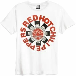 FRS Band T-Shirts Red Hot Chili Peppers Aztec Unisex T-Shirt White