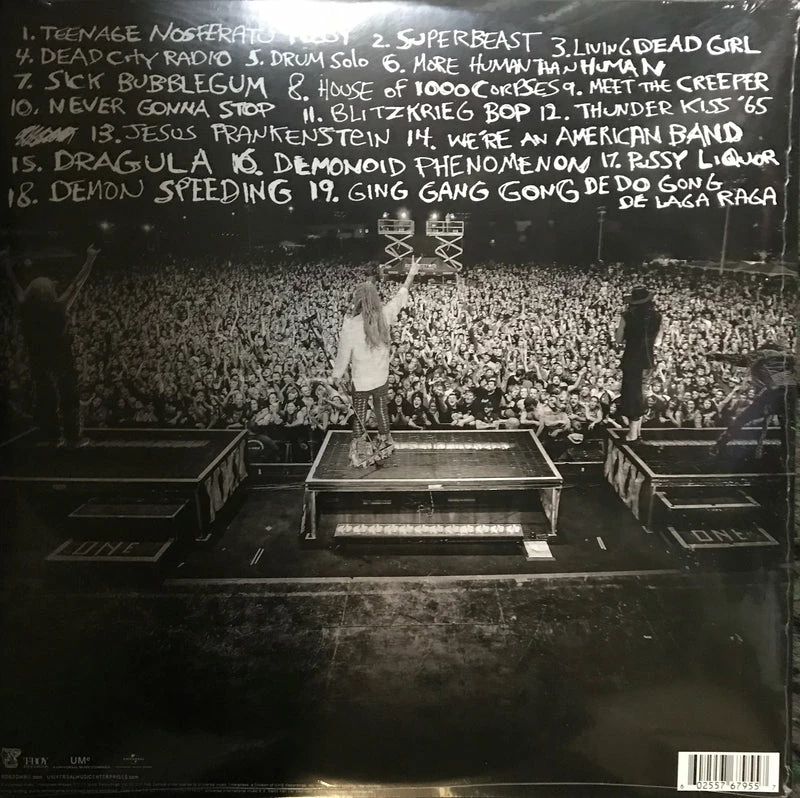 Famous Rock Shop Vinyl Records Rob Zombie Spookshow Internation Live 2LP Vinyl - Image 2