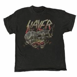 Famous Rock Shop Slayer - Demon Melt - Black Vintage Wash Unisex T-Shirt