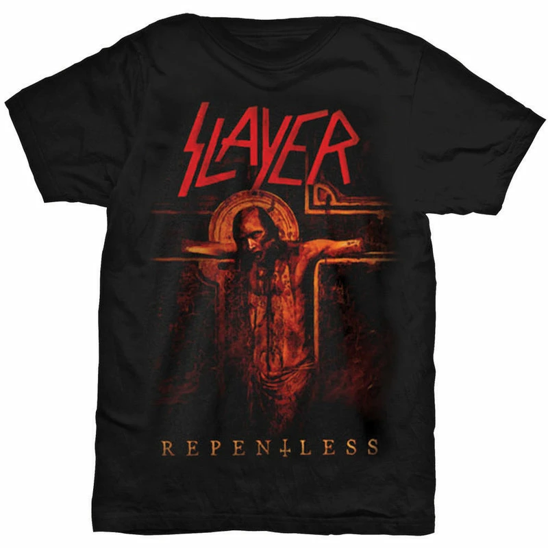 Famous Rock Shop Slayer Repentless Crucifix Men's Tee Black 3 Famous Rock Shop Slayer Repentless Crucifix Men's Tee Black