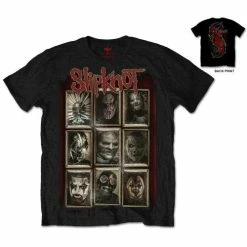 Famous Rock Shop Slipknot Unisex Tee Masks
