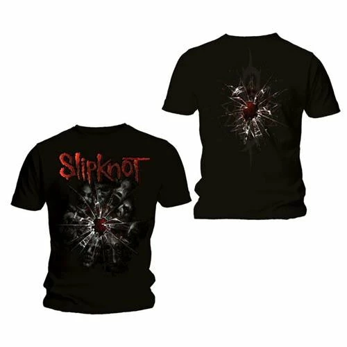 Famous Rock Shop Slipknot Shattered Black Unisex Tee T-Shirt