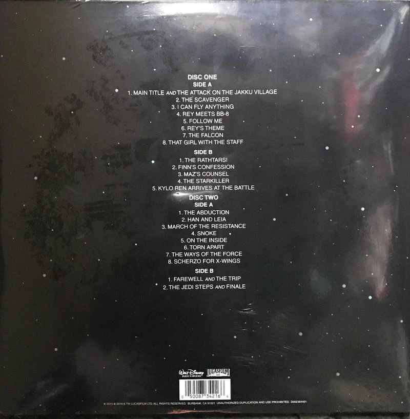 Famous Rock Shop Vinyl Records Star Wars The Force Awakens Holographic Experience Vinyl - Image 2