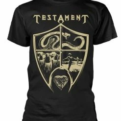 Famous Rock Shop Testament Crest Shield Unisex T-Shirt