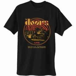 Famous Rock Shop The Doors 68 Retro Circle Unisex Tee T-Shirt