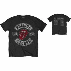 Famous Rock Shop The Rolling Stones Classic Logo 1978 Unisex Tee Black