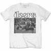 FRS Band T-Shirt The Doors - Jim On Floor T Shirt White. -Famous Rock Shop The Doors Men s Tee Jim On Floor Colour WhiteDOTS13MW 800x