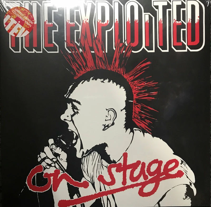 Famous Rock Shop Vinyl Records The Exploited On Stage Limited Edition Coloured Vinyl