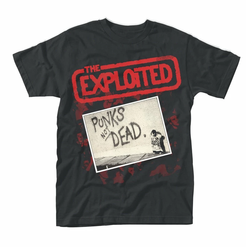 Famous Rock Shop The Exploited Punks Not Dead Black T Shirt