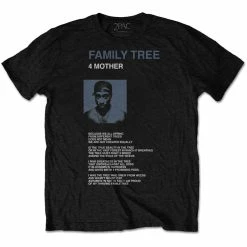 Famous Rock Shop Tupac Family Tree Unisex T-Shirt