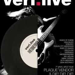 Famous Rock Shop Vinyl Records VERI.LIVE ISSUE 19 + VINYL INCLUDED -Famous Rock Shop VL0019 Cover DDD B side 800x