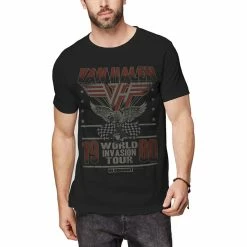 Famous Rock Shop Van Halen Invasion Tour 80 Unisex Tee