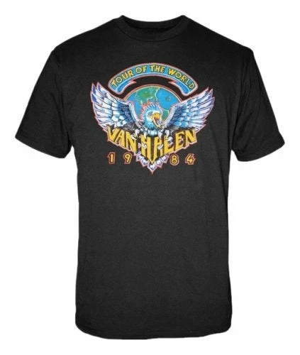 Famous Rock Shop Van Halen Tour Of The World Unisex Tee 3 Famous Rock Shop Van Halen Tour Of The World Unisex Tee