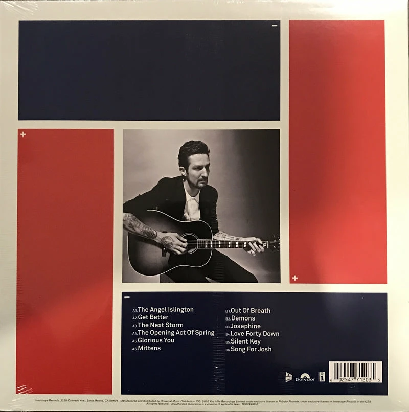 Famous Rock Shop Vinyl Records FRANK TURNER POSITIVE SONGS FOR NEGATIVE PEOPLE ACOUSTIC VINYL LP - Image 2