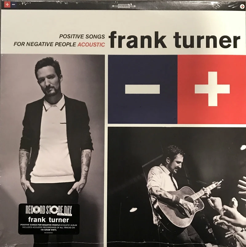 Famous Rock Shop Vinyl Records FRANK TURNER POSITIVE SONGS FOR NEGATIVE PEOPLE ACOUSTIC VINYL LP