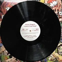 FRS Vinyl Records STICKY FINGERS Land Of Pleasure LP VINYL AND INCLUDES FREE CARESS YOUR SOUL LP VINYL -Famous Rock Shop image2 800x