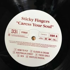 FRS Vinyl Records STICKY FINGERS Land Of Pleasure LP VINYL AND INCLUDES FREE CARESS YOUR SOUL LP VINYL -Famous Rock Shop image4 800x