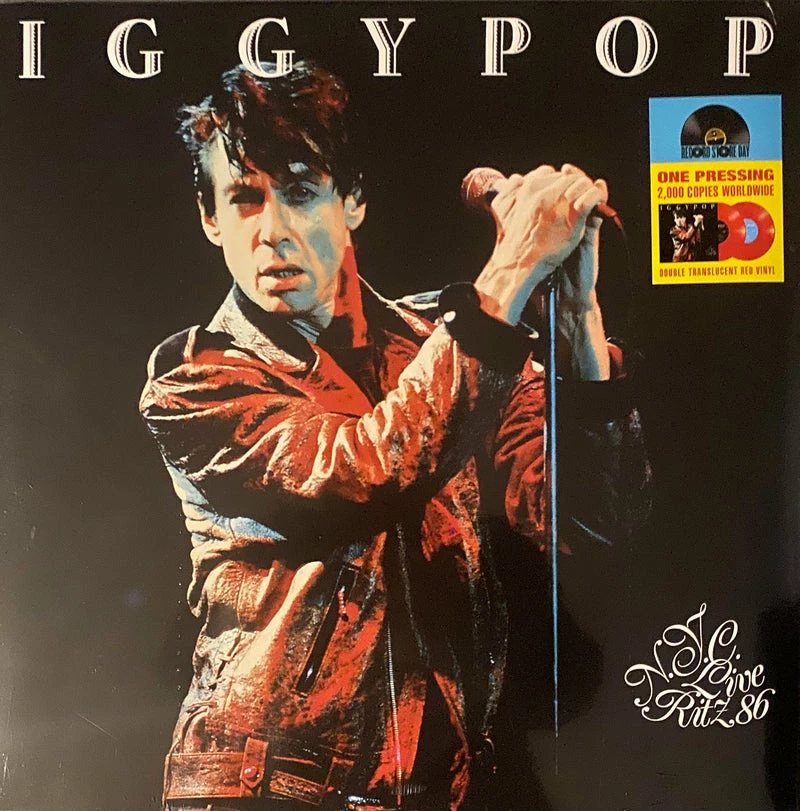 Famous Rock Shop/Vinyl Records Iggy Pop Live Ritz N.Y,C.86 Limited Edition Of 2000 Double Translucent Red Vinyl 3 Famous Rock Shop/Vinyl Records Iggy Pop Live Ritz N.Y,C.86 Limited Edition Of 2000 Double Translucent Red Vinyl