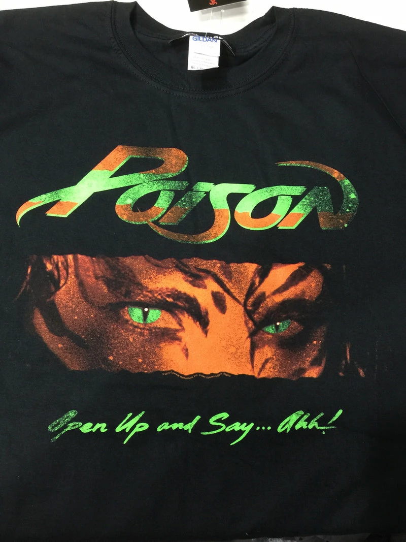 Famous Rock Shop Poison Open Up And Say Ahh Tee T-shirt 3 Famous Rock Shop Poison Open Up And Say Ahh Tee T-shirt