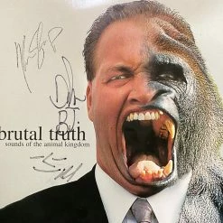 Famous Rock Shop Brutal Truth - Sounds Of The Animal Kingdom Limited Edition Autographed Vinyl LP