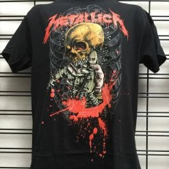 Famous Rock Shop Band T-Shirts Metallica Alien Birth Unisex Tee T-Shirt