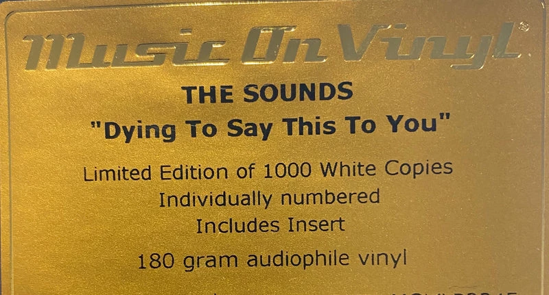 Famous Rock Shop Vinyl Records The Sounds Dying To Say This To You Limited Edition Of 1000 White Vinyl LP 4 Famous Rock Shop Vinyl Records The Sounds Dying To Say This To You Limited Edition Of 1000 White Vinyl LP - Image 2