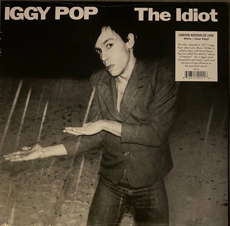 Famous Rock Shop/Vinyl Records Iggy Pop The Idiot Limited Edition White Clear Vinyl 3 Famous Rock Shop/Vinyl Records Iggy Pop The Idiot Limited Edition White Clear Vinyl