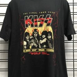 FRS Band T-Shirts Kiss Group End Of The Road Tee