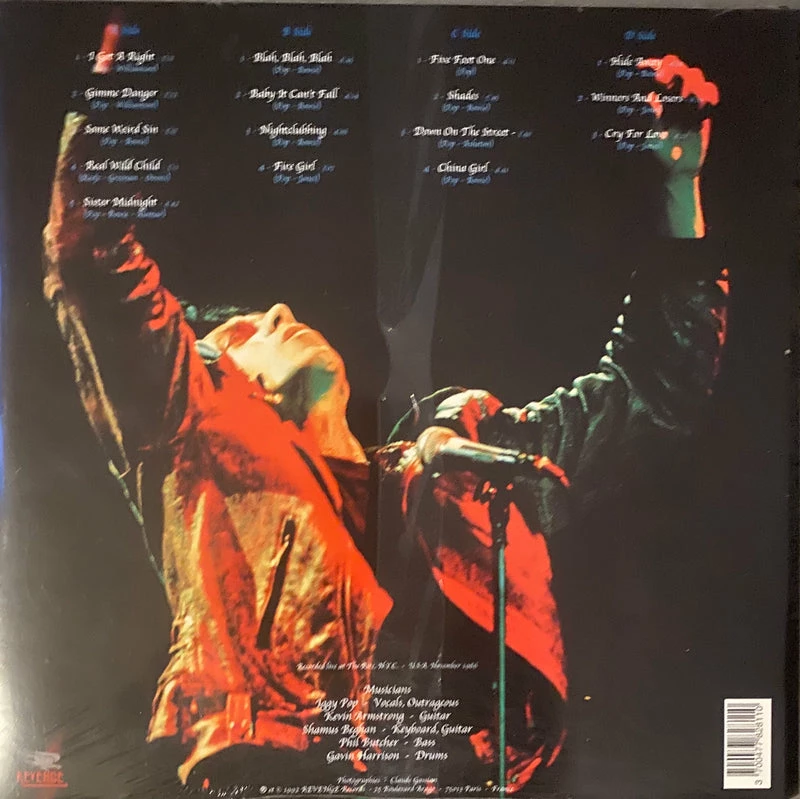 Famous Rock Shop/Vinyl Records Iggy Pop Live Ritz N.Y,C.86 Limited Edition Of 2000 Double Translucent Red Vinyl 4 Famous Rock Shop/Vinyl Records Iggy Pop Live Ritz N.Y,C.86 Limited Edition Of 2000 Double Translucent Red Vinyl - Image 2