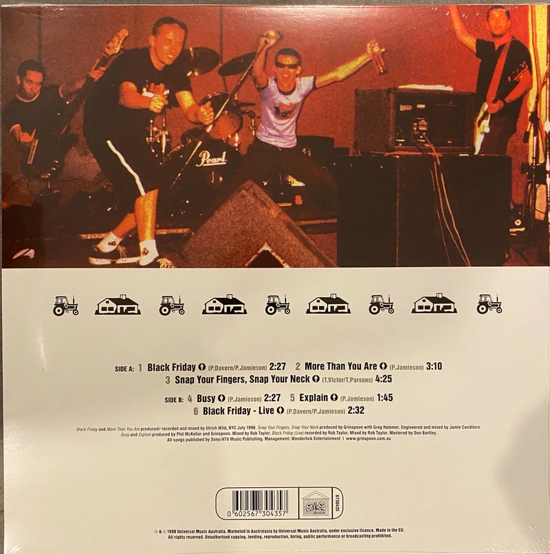 Famous Rock Shop/Vinyl Records Grinspoon Pushing Buttons Vinyl LP 4 Famous Rock Shop/Vinyl Records Grinspoon Pushing Buttons Vinyl LP - Image 2