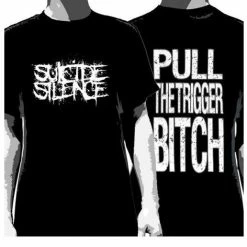 Famous Rock Shop Suicide Silence Pull The Trigger T Shirt Black
