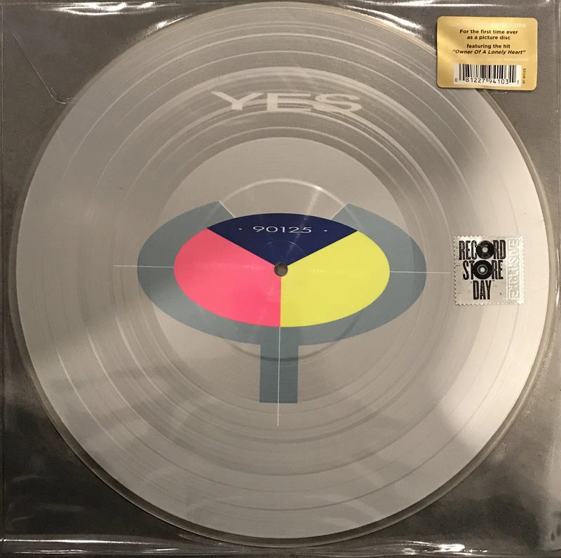 Famous Rock Shop Vinyl Records YES 90125 PICTURE VINYL LP