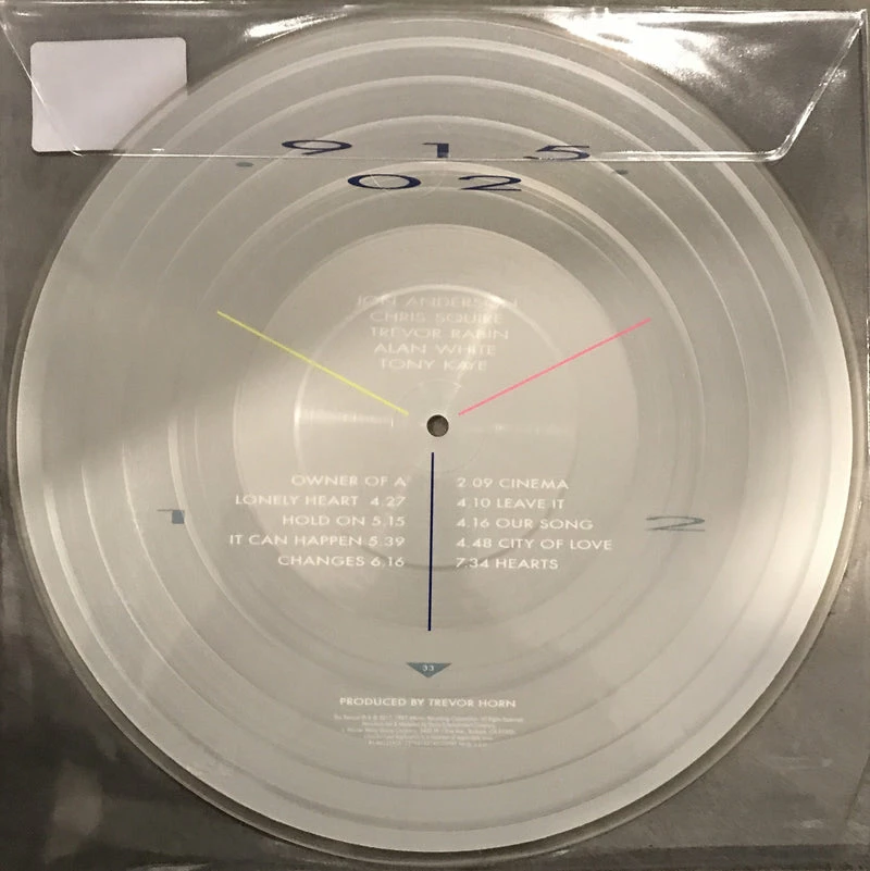 Famous Rock Shop Vinyl Records YES 90125 PICTURE VINYL LP - Image 2